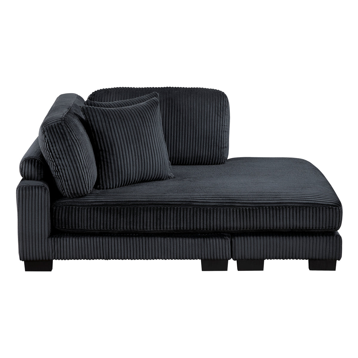 8555BK*CR2ACVC (4)4-Piece Modular Sectional with Reversible Chaise from Homelegance - Luna Furniture