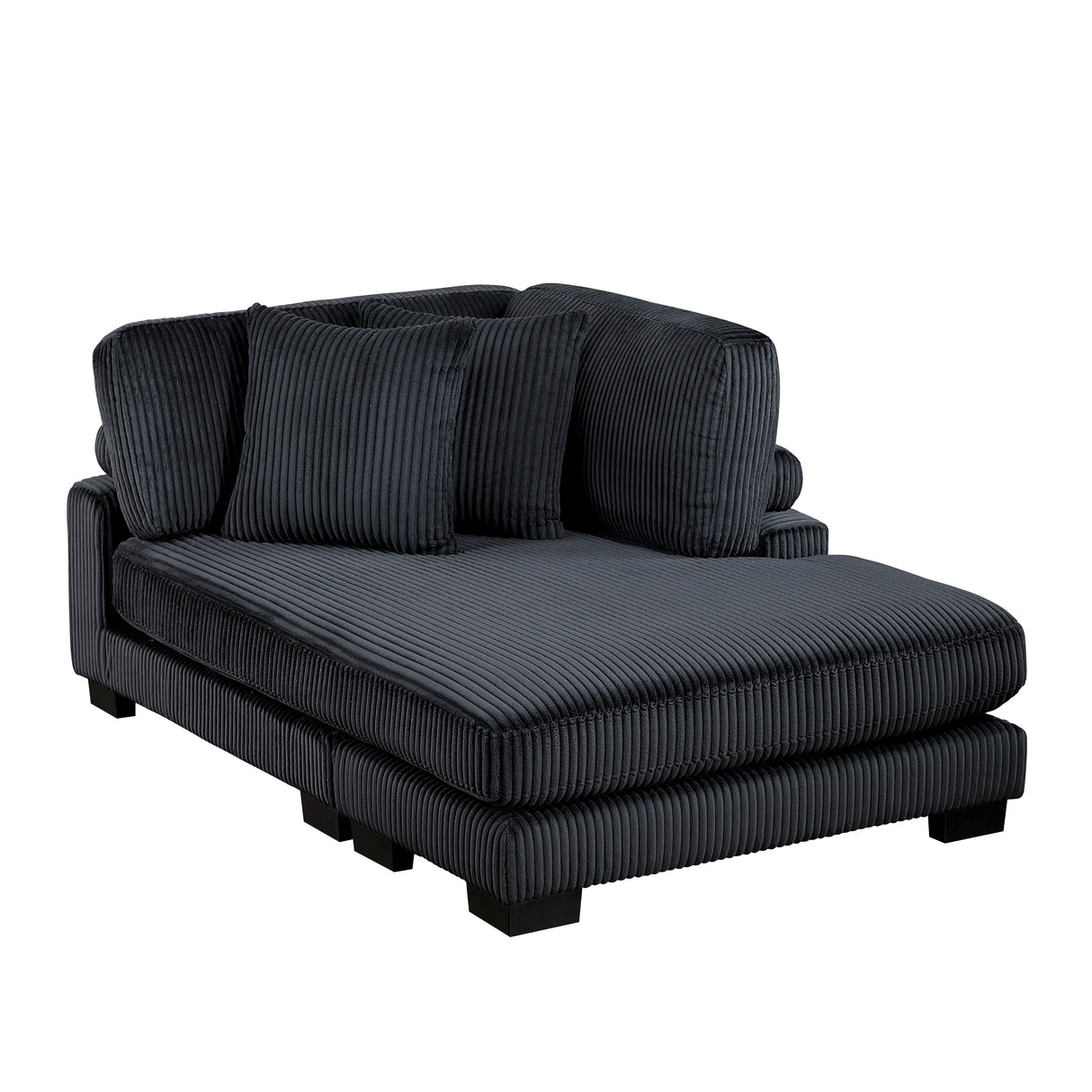 8555BK-VC Reversible Chaise from Homelegance - Luna Furniture