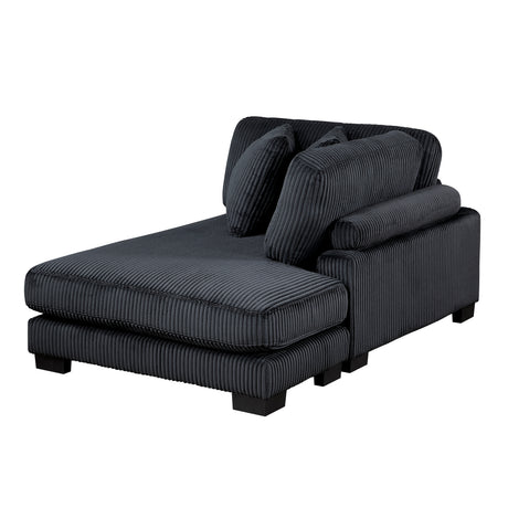 8555BK-VC Reversible Chaise from Homelegance - Luna Furniture