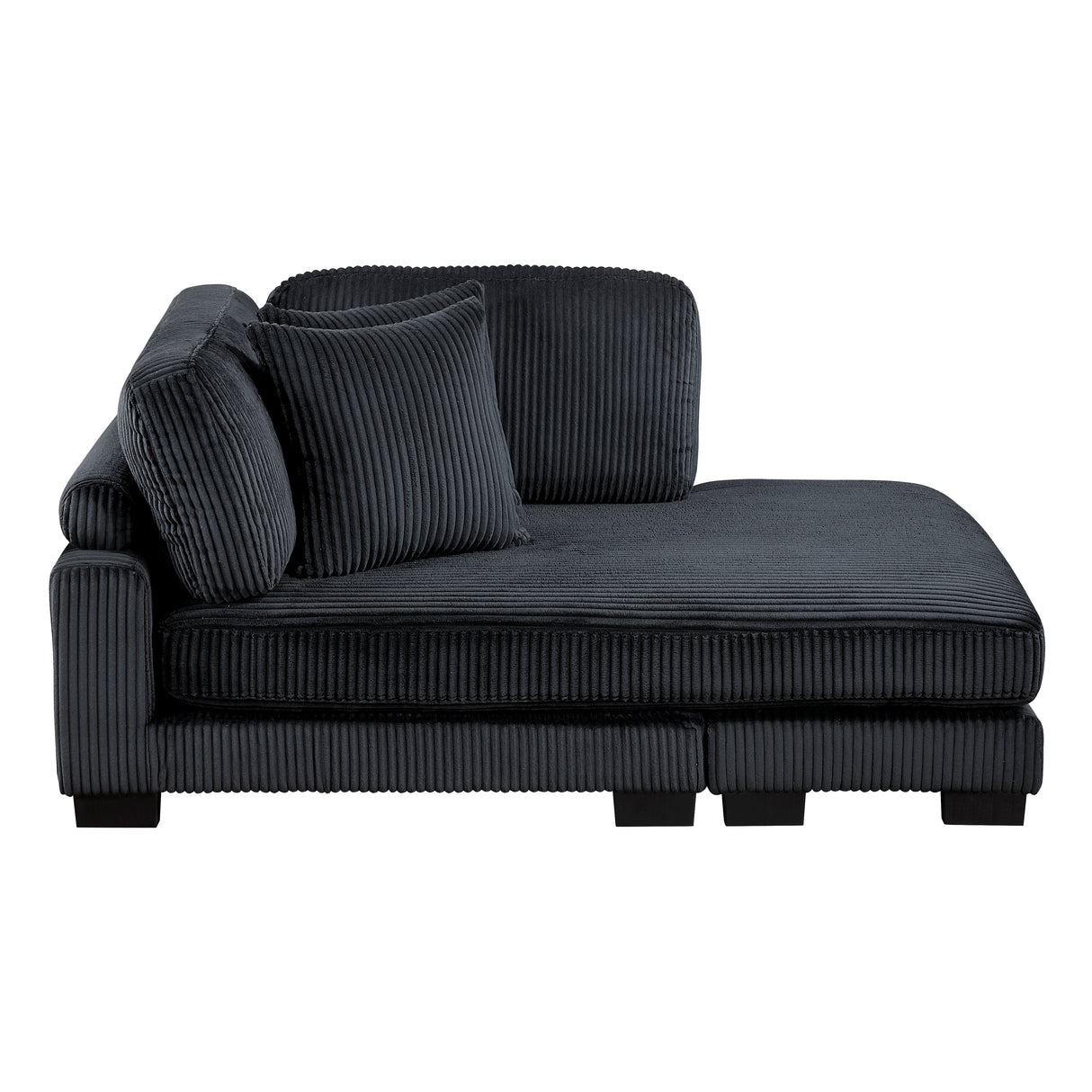 8555BK-VC Reversible Chaise from Homelegance - Luna Furniture