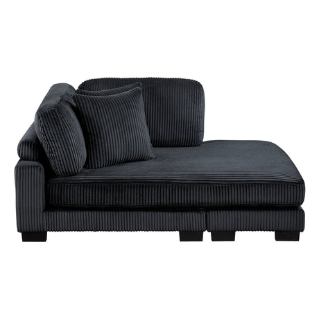 8555BK-VC Reversible Chaise from Homelegance - Luna Furniture