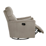 8555GB-1SW Swivel Glider Reclining Chair from Homelegance - Luna Furniture