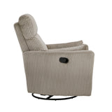 8555GB-1SW Swivel Glider Reclining Chair from Homelegance - Luna Furniture