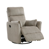 8555GB-1SW Swivel Glider Reclining Chair from Homelegance - Luna Furniture