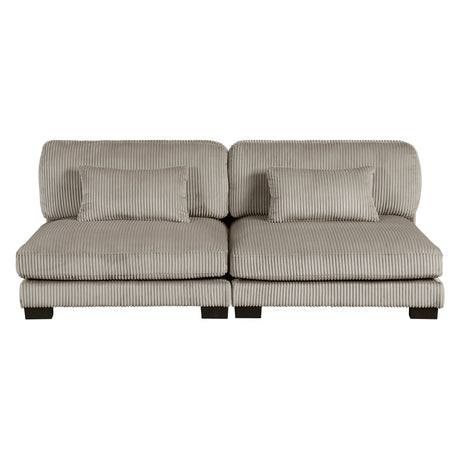 8555GB*2AC2VC (4)4-Piece Modular Sectional with Reversible Chaise from Homelegance - Luna Furniture