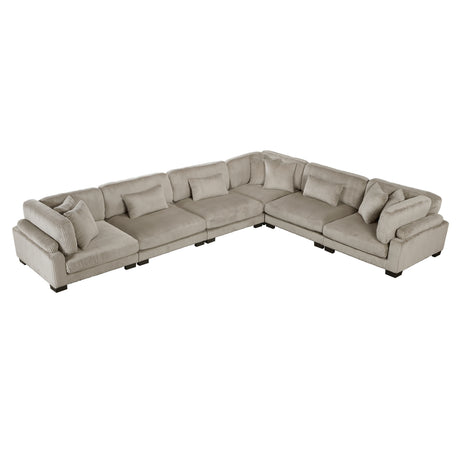8555GB*3CR3AC (6)6-Piece Modular Sectional from Homelegance - Luna Furniture