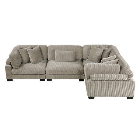 8555GB*3CRAC (4)4-Piece Modular Sectional from Homelegance - Luna Furniture