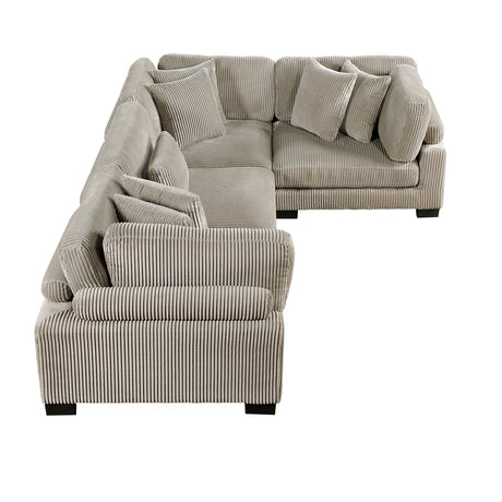8555GB*3CRAC (4)4-Piece Modular Sectional from Homelegance - Luna Furniture