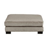 Traverse Taupe Ottoman from Homelegance - Luna Furniture