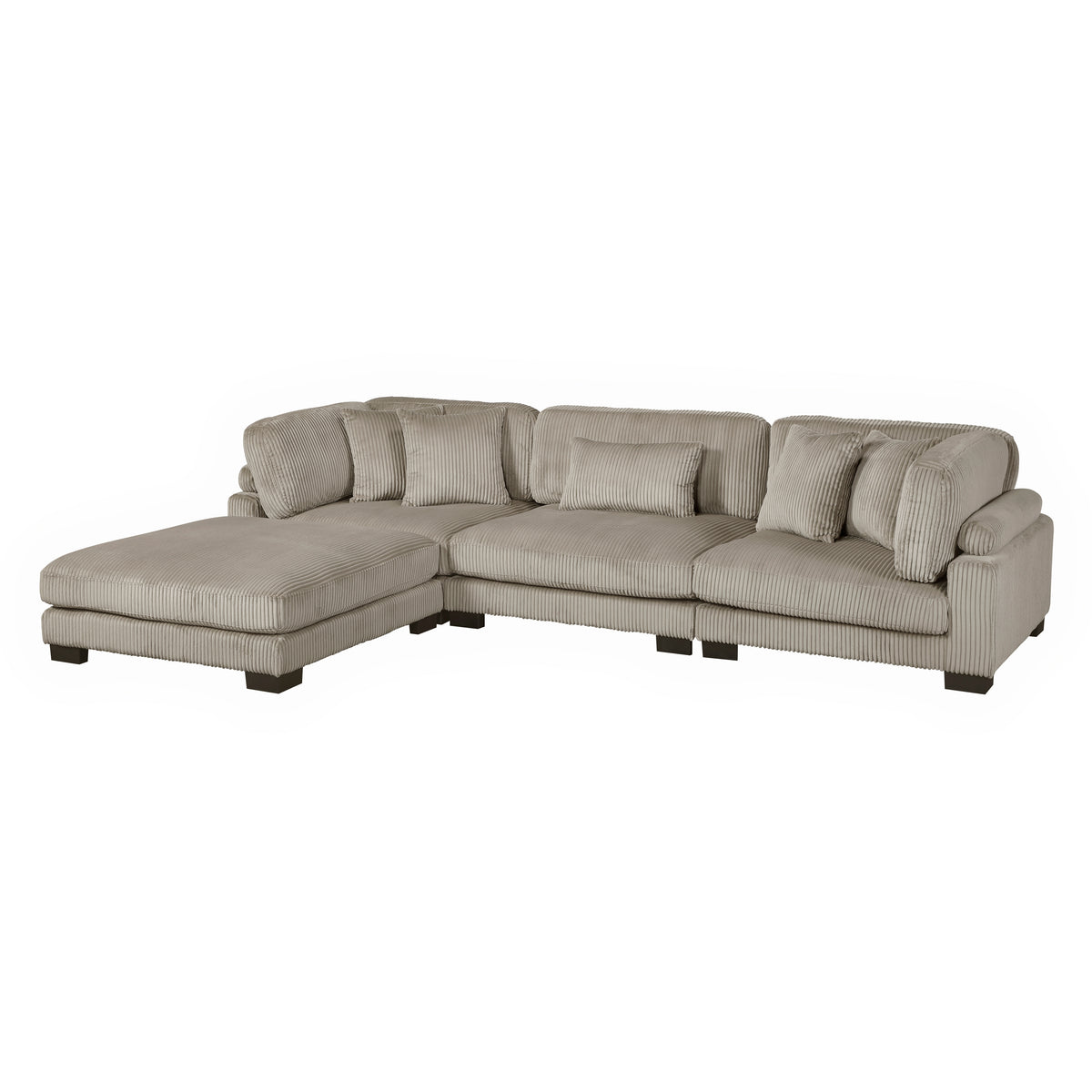 8555GB*4OT (4)4-Piece Modular Sectional with Ottoman from Homelegance - Luna Furniture