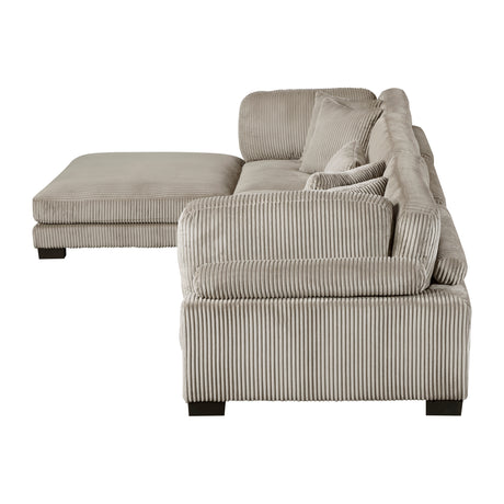 8555GB*4OT (4)4-Piece Modular Sectional with Ottoman from Homelegance - Luna Furniture