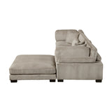 8555GB*4OT (4)4-Piece Modular Sectional with Ottoman from Homelegance - Luna Furniture