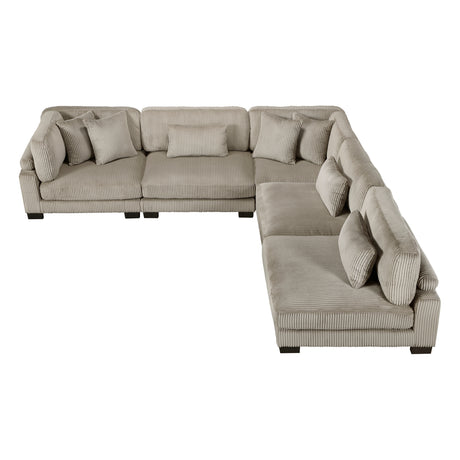 8555GB*5SC (5)5-Piece Modular Sectional from Homelegance - Luna Furniture