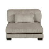 Traverse Taupe Armless Chair from Homelegance - Luna Furniture
