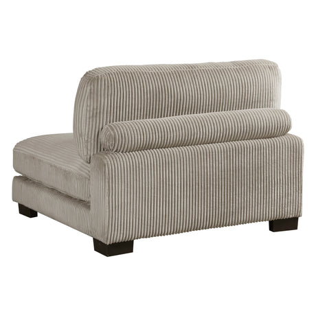 Traverse Taupe Armless Chair from Homelegance - Luna Furniture