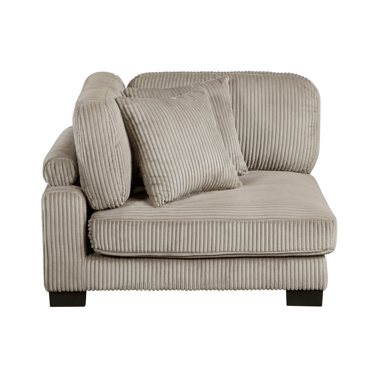 Traverse Taupe Corner Seat from Homelegance - Luna Furniture