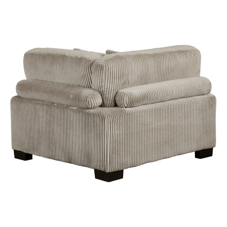 Traverse Taupe Corner Seat from Homelegance - Luna Furniture