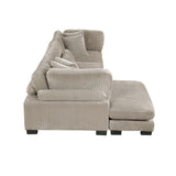 8555GB*CRACVC (3)3-Piece Modular Sectional with Reversible Chaise from Homelegance - Luna Furniture