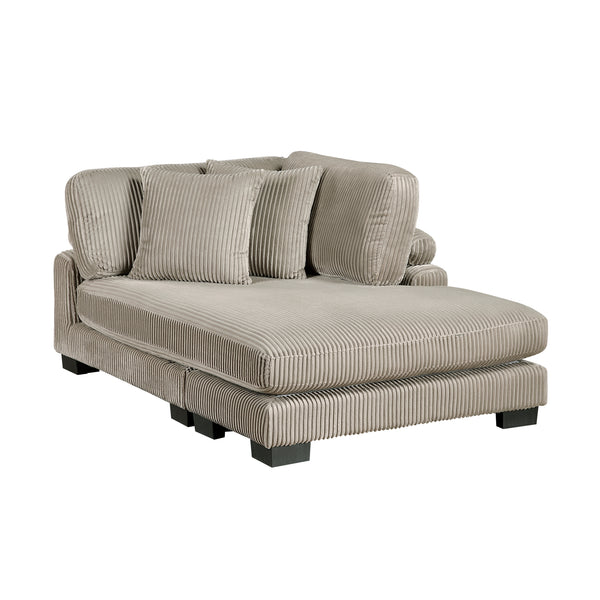Traverse Taupe Reversible Chaise