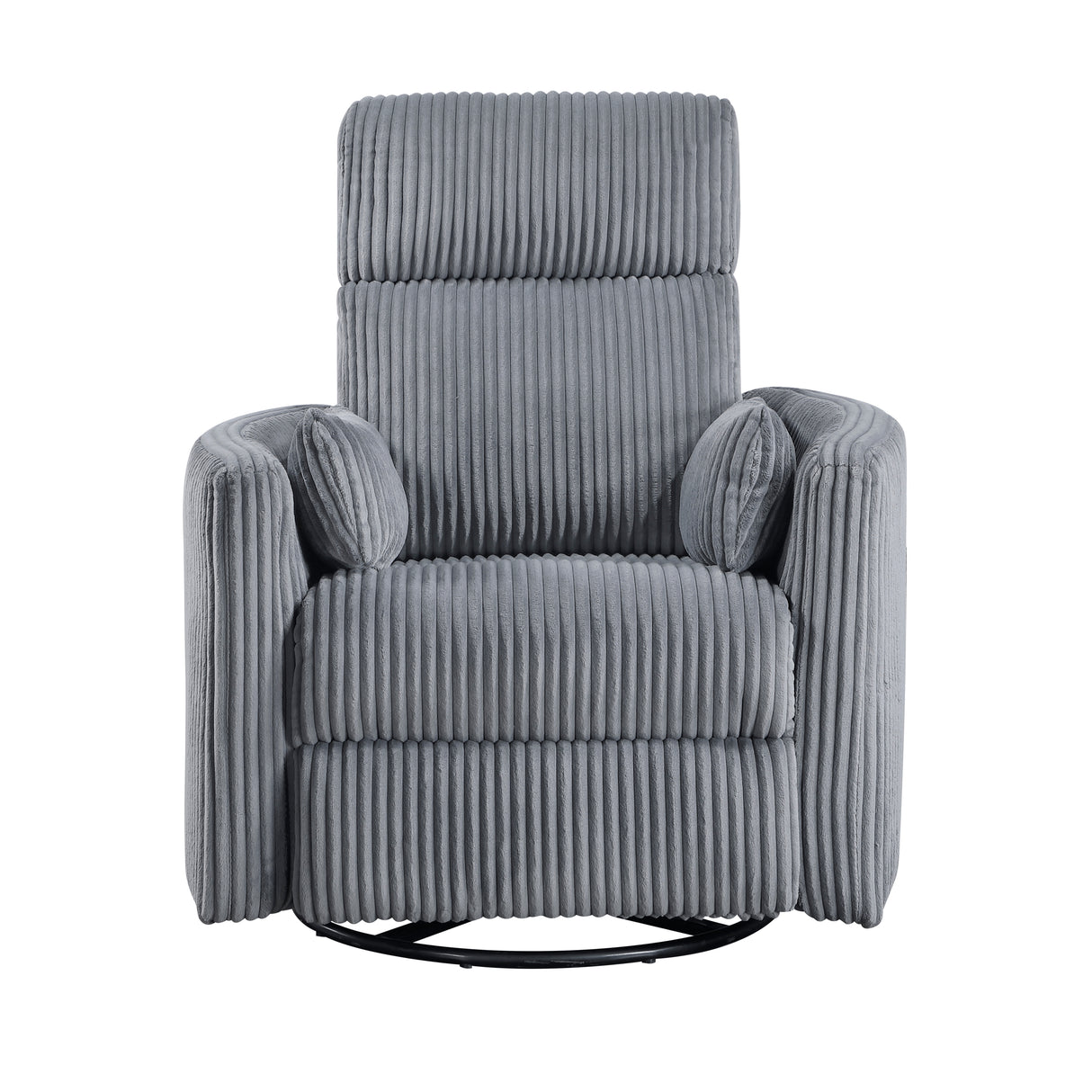Traverse Gray Swivel Glider Reclining Chair from Homelegance - Luna Furniture