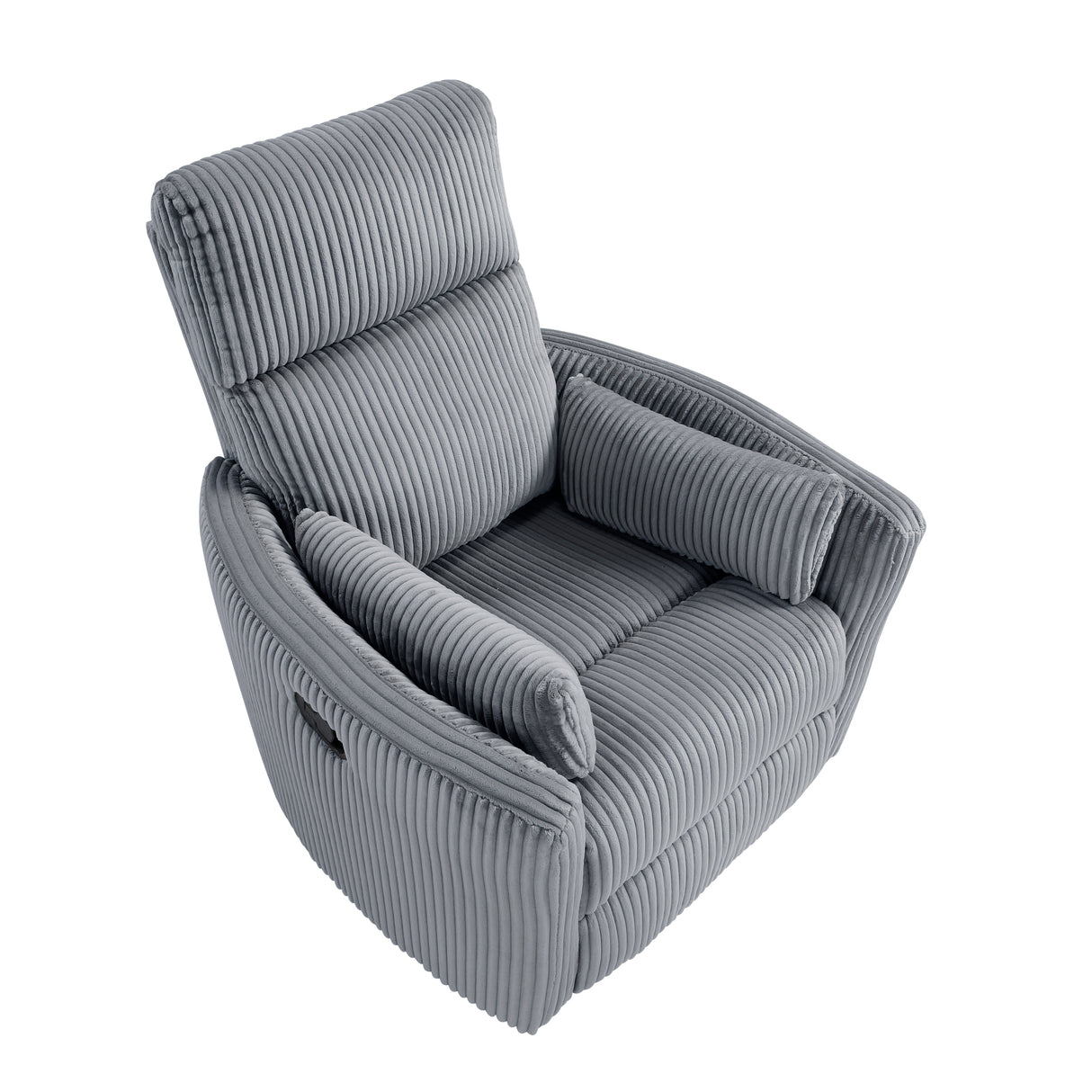 Traverse Gray Swivel Glider Reclining Chair from Homelegance - Luna Furniture