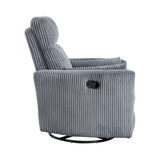 Traverse Gray Swivel Glider Reclining Chair from Homelegance - Luna Furniture
