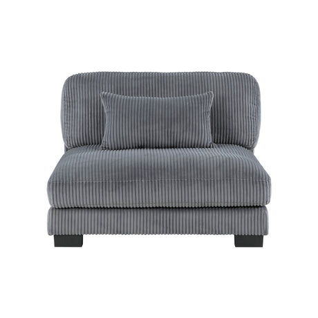 8555GY*2AC1CROT (4)4-Piece Modular Sectional with Ottoman from Homelegance - Luna Furniture
