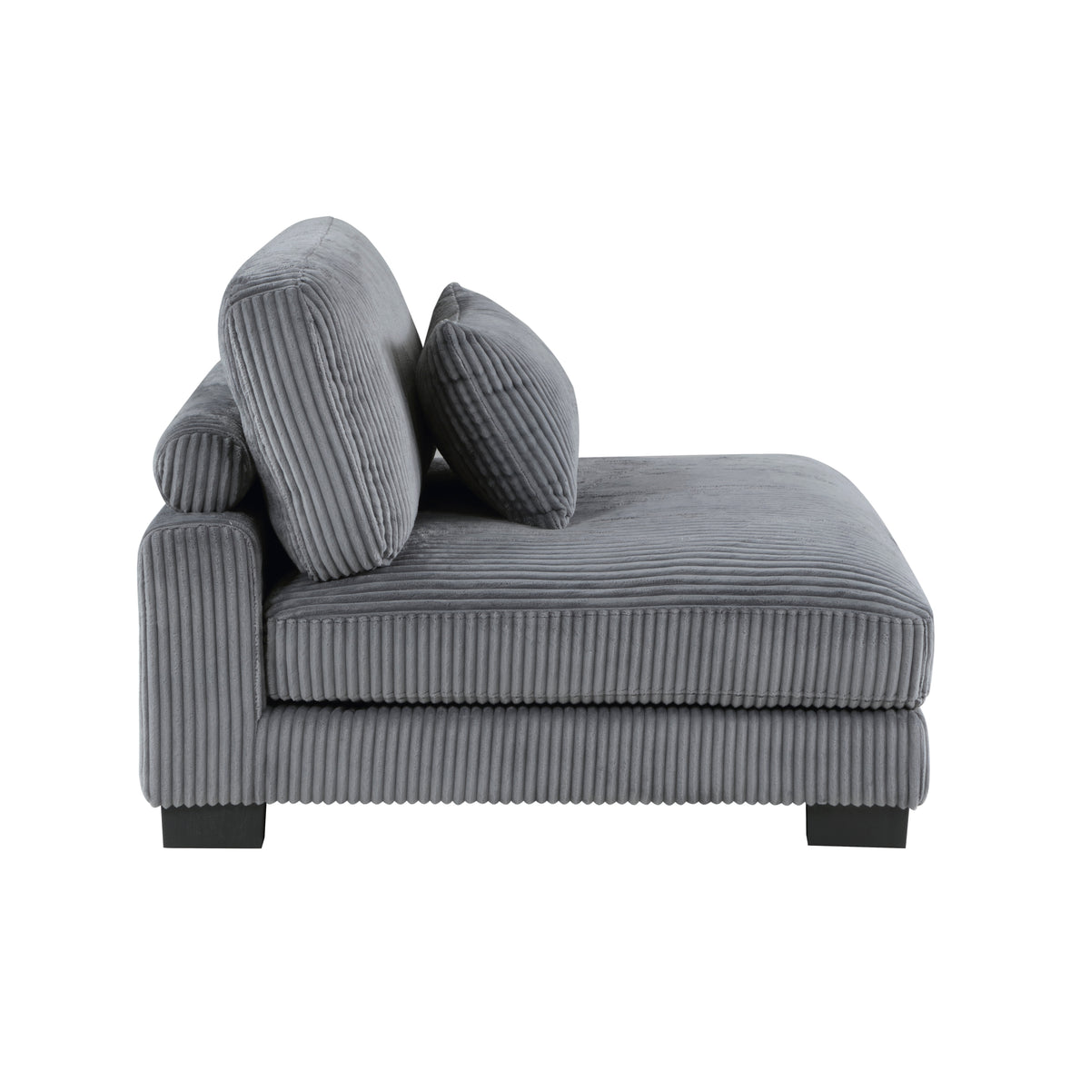 8555GY*2AC2VC (4)4-Piece Modular Sectional with Reversible Chaise from Homelegance - Luna Furniture