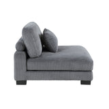8555GY*2AC2VC (4)4-Piece Modular Sectional with Reversible Chaise from Homelegance - Luna Furniture
