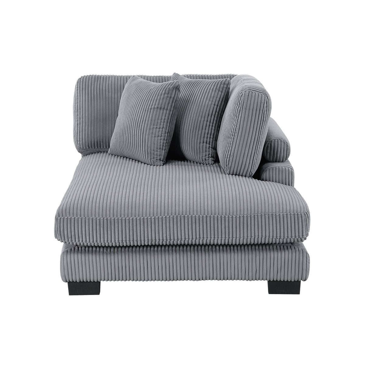8555GY*2AC2VC (4)4-Piece Modular Sectional with Reversible Chaise from Homelegance - Luna Furniture