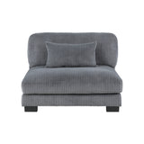 Traverse Gray 7-Piece Modular Sectional with Reversible Chaise and Ottoman from Homelegance - Luna Furniture