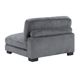 Traverse Gray 7-Piece Modular Sectional with Reversible Chaise and Ottoman from Homelegance - Luna Furniture
