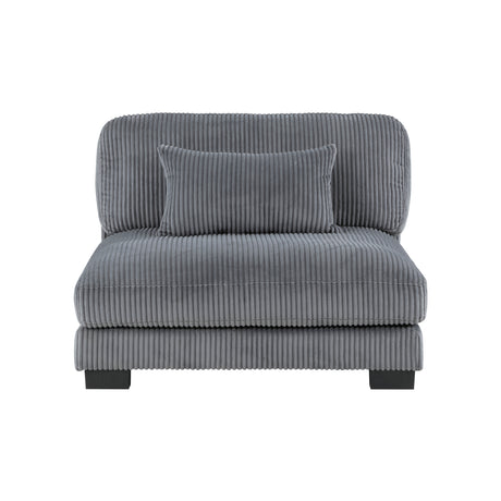 8555GY*CRACVCOT (4)4-Piece Modular Sectional with Reversible Chaise and Ottoman from Homelegance - Luna Furniture