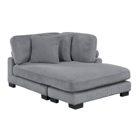8555GY-VC Reversible Chaise from Homelegance - Luna Furniture