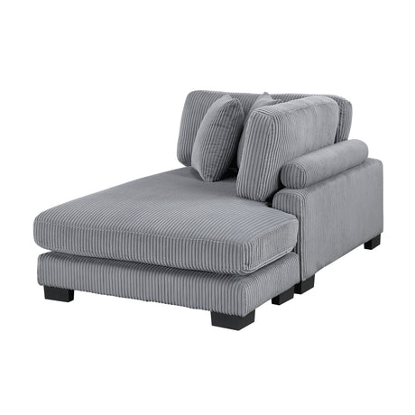 8555GY-VC Reversible Chaise from Homelegance - Luna Furniture