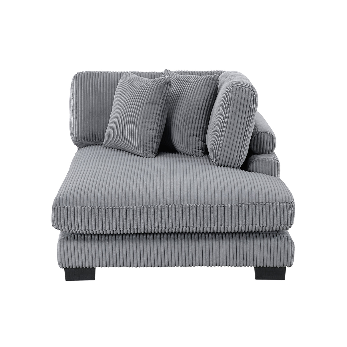 8555GY-VC Reversible Chaise from Homelegance - Luna Furniture
