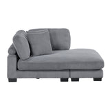 8555GY-VC Reversible Chaise from Homelegance - Luna Furniture