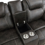 8555GY-VC Reversible Chaise from Homelegance - Luna Furniture