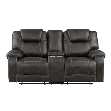 8555GY-VC Reversible Chaise from Homelegance - Luna Furniture