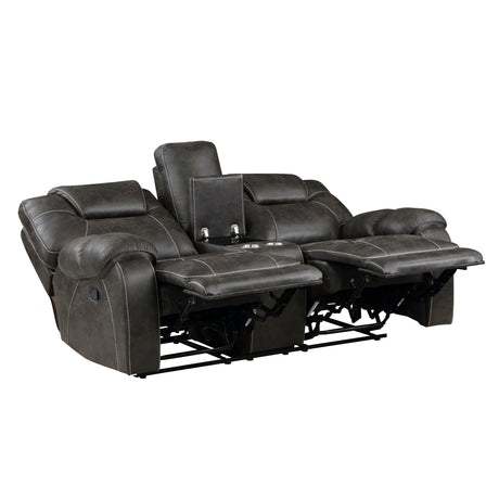 8555GY-VC Reversible Chaise from Homelegance - Luna Furniture