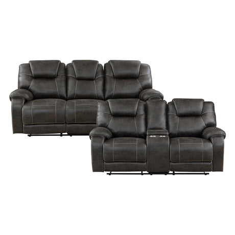 8555GY-VC Reversible Chaise from Homelegance - Luna Furniture