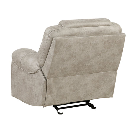 Gainesville Pewter Glider Reclining Chair from Homelegance - Luna Furniture