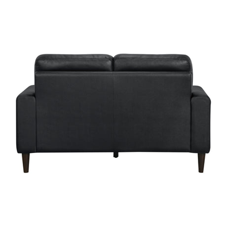 Lewes Black Leather Sofa from Homelegance - Luna Furniture