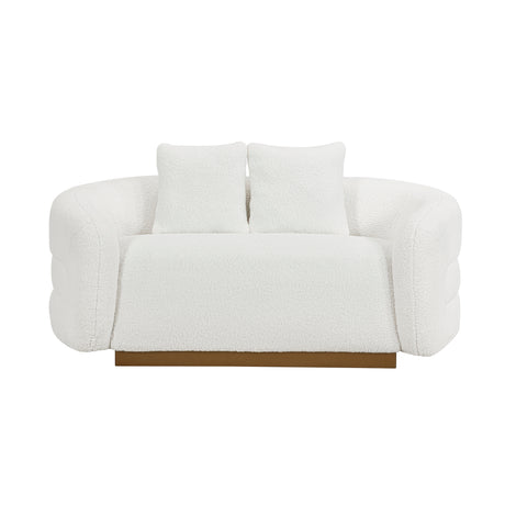 Novella White Sofa from Homelegance - Luna Furniture