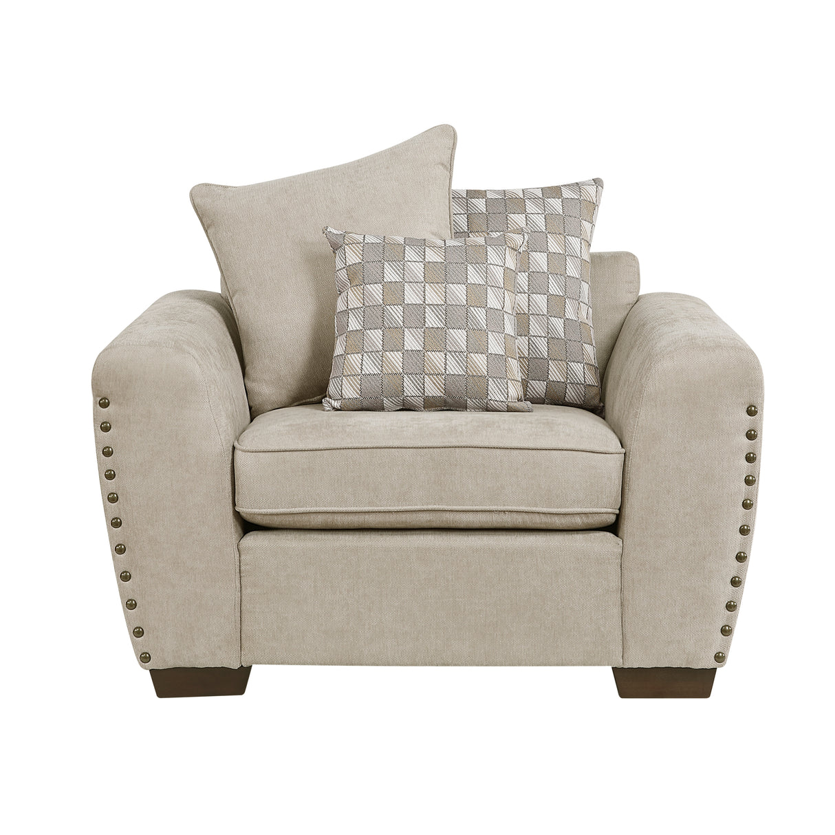 Silverthorne Light Brown Chair from Homelegance - Luna Furniture