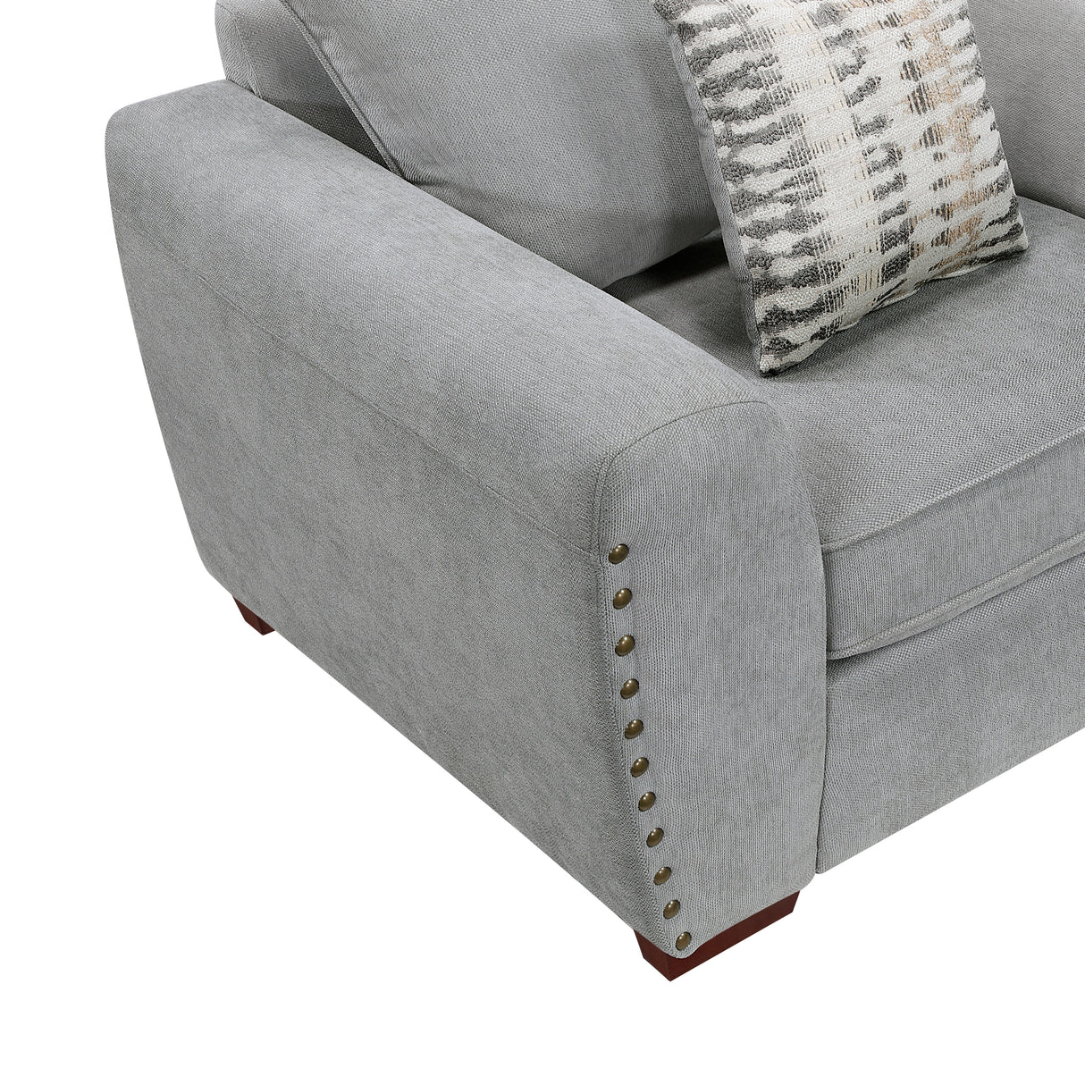 Silverthorne Gray Sofa from Homelegance - Luna Furniture