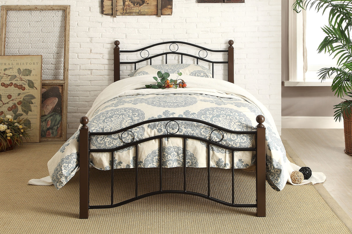 Erwan Espresso King Panel Bed from Homelegance - Luna Furniture