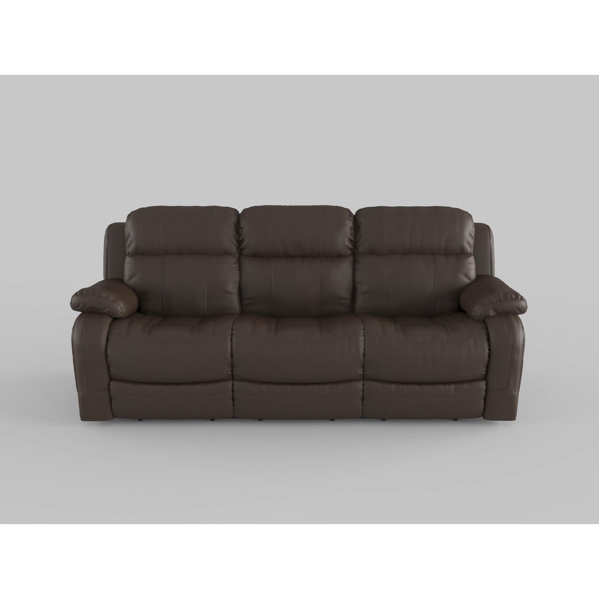 Marille Brown Bonded Leather Reclining Sofa from Homelegance - Luna Furniture