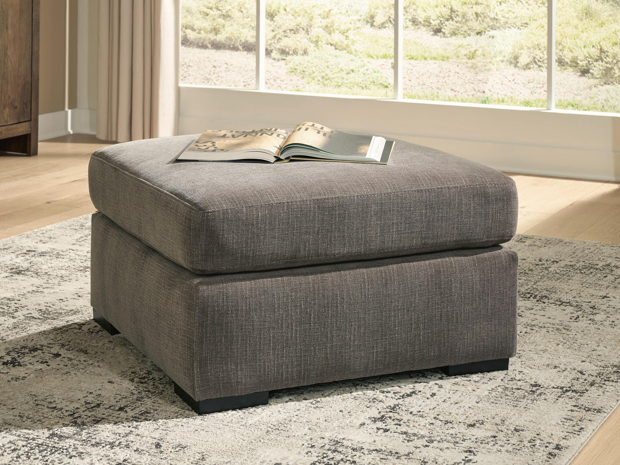 Larson Levee Espresso Oversized Accent Ottoman from Ashley - Luna Furniture