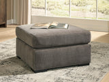 Larson Levee Espresso Oversized Accent Ottoman from Ashley - Luna Furniture